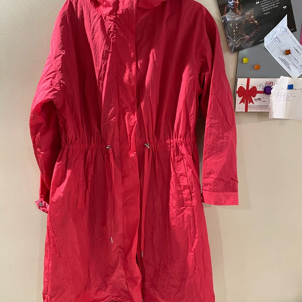 Livi Active Red Trench Coat